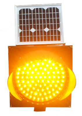Voyant d'alarme solaire de clignotant jaune du trafic anti 300mm à hautes températures pour la sécurité routière