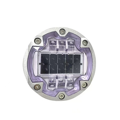 La lumière solaire Shell en aluminium 6 d'IP68 Inground visse les goujons solaires de route de LED pour la sécurité routière