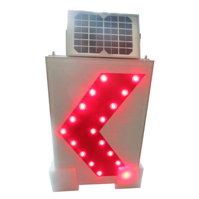 clignotement du panneau routier LED de Chevron de panneau solaire de 3W 18V Monocystalline