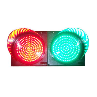 PC UV vert rouge de feu de signalisation de 300mm LED anti avec la sécurité élevée efficace