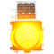 L'intense signalisation actionnée solaire jaune du luminosité 12V 7AH feu en plastique