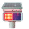 Lumières de lumières clignotantes de Rohs Approvel 300mm LED, rouges et bleues actionnées solaires de pare-soleil