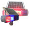 2 côtés bleus et aluminium actionné solaire de voyants d'alarme de niveau rouge de 5W IP65