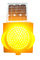 Feux de signalisation actionnés solaires de Ddurable 18V 8W, clignotant Amber Traffic Lights