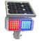 feu de signalisation solaire de clignotement de 80pcs LED 5W 18V pour la sécurité routière
